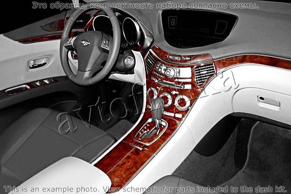 Декоративные накладки салона Subaru Tribeca 2006-н.в. полный набор, Автоматическая коробка передач