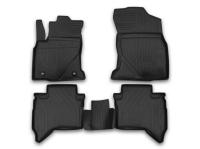 Toyota Hilux (15–) Коврики в салон, 4 шт. (полиуретан), чёрные