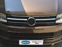 Volkswagen Transporter (15–) Накладки на решетку радиатора, нерж., 2 части (ван с окнами)