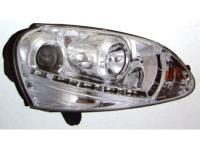 Volkswagen Golf (04-) фары передние линзовые, хромированные