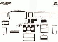 Volkswagen Transporter T4 1995-1998 декоративные накладки (отделка салона) под дерево, карбон, алюминий