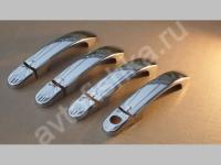 Volkswagen Jetta (2006-) накладки на ручки дверей из нержавеющей стали, 4 шт.