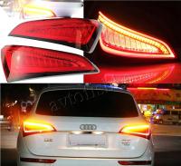 Audi Q5 (08-17) задние фонари (стопы) диодные от рестайлинга