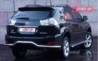 Lexus RX (03–09) Защита заднего бампера волна 60 мм