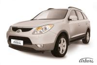 Защита переднего бампера Arbori d57 черная HYUNDAI IX-55 2009-