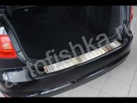 Volkswagen Jetta (2010-) накладка на задний бампер из полированной нержавеющей стали