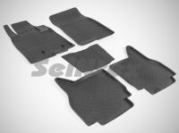 Mitsubishi Pajero (07–/11–) Коврики салона резиновые с высоким бортиком