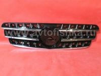 Mercedes W163 ML (98-05) решетка радиатора черная, дизайн Big Star, стиль CL, 3 ламели.