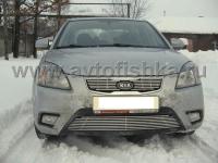 Kia RIO 3 (05-) накладка на решетку бампера