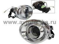 BMW 3 E46 (01-05) фары противотуманные линзовые хромированные, комплект 2 шт.