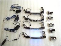 Toyota ручки дверей хромированные с подсветкой снаружи, комплект 4 шт.