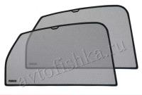 Ford Ranger (2011-2015) автомобильные шторки Chiko на зажимах, задние боковые (Стандарт)