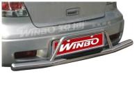 Mitsubishi Outlander (02-06) защита заднего бампера, труба из нержавеющей стали 63 мм