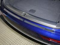 Audi Q5 (17–) Накладка на задний бампер (лист зеркальный)