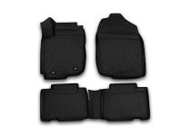 Toyota RAV4 (13–/15–) Коврики 3D в салон, 4 шт. (полиуретан), чёрные