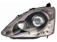Honda Civic (00-03) 3, 5 дверн. хэтчбек Europe фары передние линзовые хромированные, комплект 2 шт.