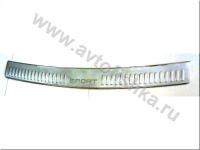 Range Rover Sport (05-) накладка заднего бампера хромированная, с надписью Sport, оригинал.