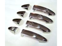 Ford Fiesta (2009-) накладки на ручки дверей из нержавеющей стали, 4 шт.