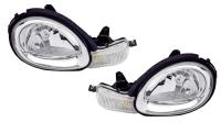 Dodge Neon (00-02) фары передние хромированные, комплект 2 шт.