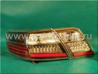 Toyota Camry V40 (06-11) фонари задние светодиодные черные, комплект лев.+прав.