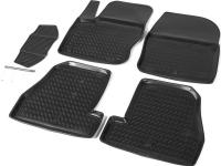Ford Focus (11–/15–) Коврики салона (полиуретан), чёрные
