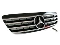 Mercedes S W220 (98-02) решетка радиатора черная, вставка