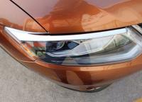 Nissan X-Trail (14–) Накладки на передние фары, ABS хром, 2 части, верхние.