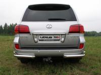 Lexus LX (07–) Защита задняя (уголки) 76,1/42,4 мм
