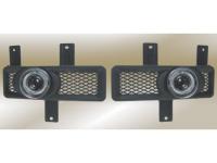 Ford F150, Expedition (97-98) фары противотуманные линзовые, со светящимися ободками, комплект 2 шт.