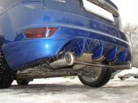 Ford Focus 2 (08 – 11) разводка (без насадок) на две стороны для задней юбки "Lord"