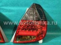Honda Fit, Jazz (01-06) фонари задние светодиодные красно-тонированные, комплект 2 шт.