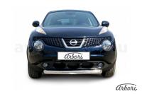 Защита переднего бампера Arbori d76 короткая NISSAN JUKE 2WD 2010-