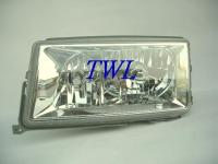 Mercedes W201 190E 190D (82-93) фары передние хромированные, без поворотников, комплект 2 шт.