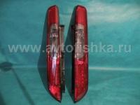 Ford Focus 2 (05-07) хэтчбек фонари задние светодиодные тонированные, комплект 2 шт.