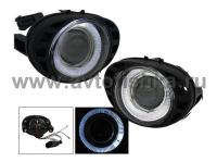 Dodge Caravan (99-04), Chrysler Concorde (98-04), Town & Country (98-00), LHS (99-01) фары противотуманные линзовые, со светящимися ободками, комплект 2 шт.