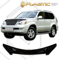 Lexus GX470 J120 03-09 Дефлектор капота, черный