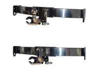 Toyota Land Cruiser 200, Lexus LX570 (08-) Фаркоп с хромированной вставкой - крюк черный