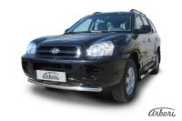 Защита переднего бампера Arbori d57 HYUNDAI SANTA-FE 2010-2012