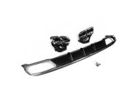 Задний диффузор бампера в стиле E63 AMG Mercedes W212 (13-14)