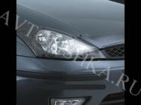 Защита передних фар карбон Ford Focus 1999-2004