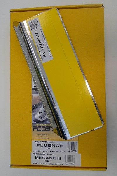 Накладка под левую ногу, нерж.сталь Alu-Frost 32-3934 для RENAULT Fluence