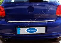 Volkswagen Polo (09–14) Накладка нижней кромки крышки багажника, нерж.