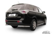 Защита заднего бампера "уголки" Arbori d57 MITSUBISHI OUTLANDER 2014-