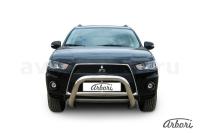 Защита передняя Arbori d76 низкая MITSUBISHI OUTLANDER XL NEW 2010-2012