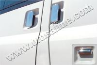 Ford Transit (06–13) Накладки на дверные ручки, нерж., 4 двери ( 5 шт.)