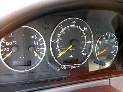 Mercedes ML W163 (98-05) декоративные накладки комбинации приборов, кольца хромированные.