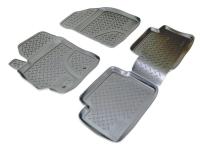 Toyota Corolla (08–10) Коврики салона (полиуретан), чёрные