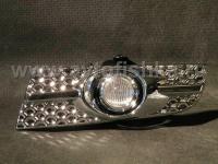 Honda Civic VIII (2006-) фары противотуманные линзовые с хромированными рамками, комплект 2 шт.