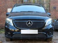 Mercedes-Benz V-Klasse (15–) Защита радиатора Premium, чёрная, низ
