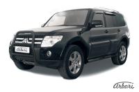 Защита передняя Arbori d57 высокая черная MITSUBISHI PAJERO IV 2006-
